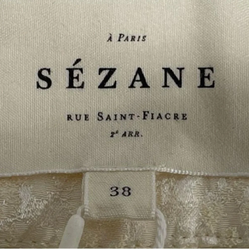 SEZANE Tymo Pants Ecru NWT - Picture 5 of 8